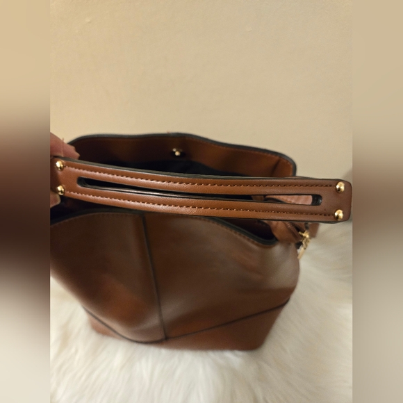 KGB Studio Handbag Shoulder Crossbody Bag Brown Leather Adjustable Strap - Picture 8 of 16